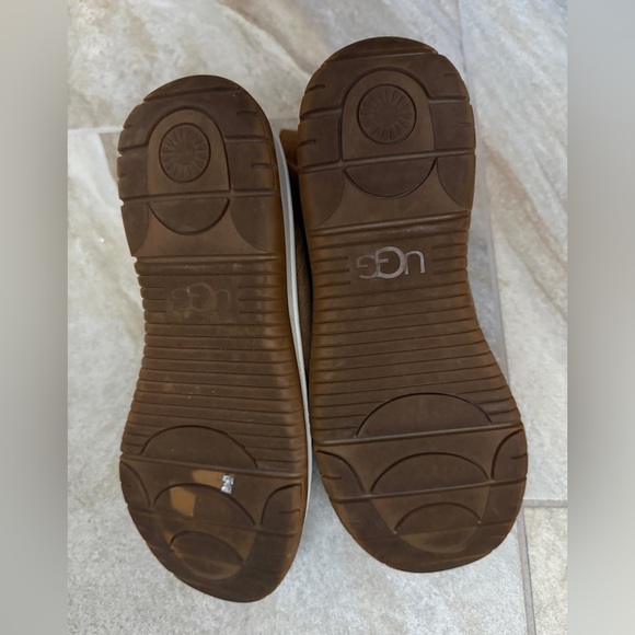 Ugg Lakesider Heritage Women's Brown Ankle Booties Suede Shearling 10 - Picture 14 of 15